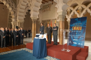 Inauguración de la exposición Aragón de Reino a Comunidad, 2002 |CORTES DE ARAGÓN